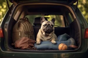 مسافرت ماشینی با سگ